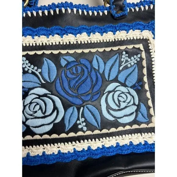 Isabella Fiore Embroidered Shoulder Bag NWT